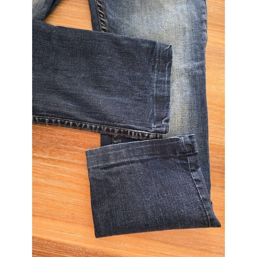 True Religion Jeans Men Sz 31 Blue Ricky Relaxed Straight Washed 5 Pocket Modern